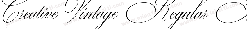 Creative Vintage Regular BP字体转换